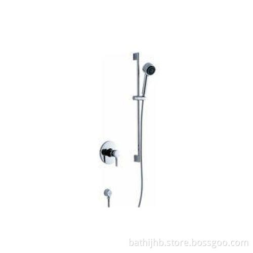Modern Single Lever Wall Mount Bathroom Sink Faucet Brass C
